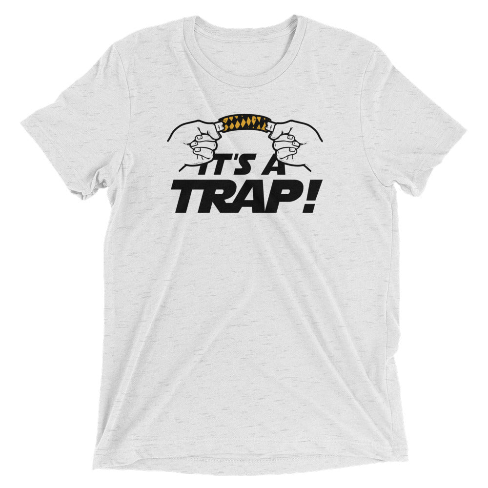 It's A Trap! Men's Tri-Blend Tee Hoodie, Sweatshirt | CoreVibeTees.com (Image 1)
