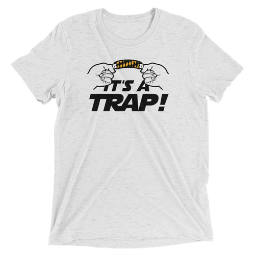 It's A Trap! Men's Tri-Blend Tee Hoodie, Sweatshirt | CoreVibeTees.com (Image 1)