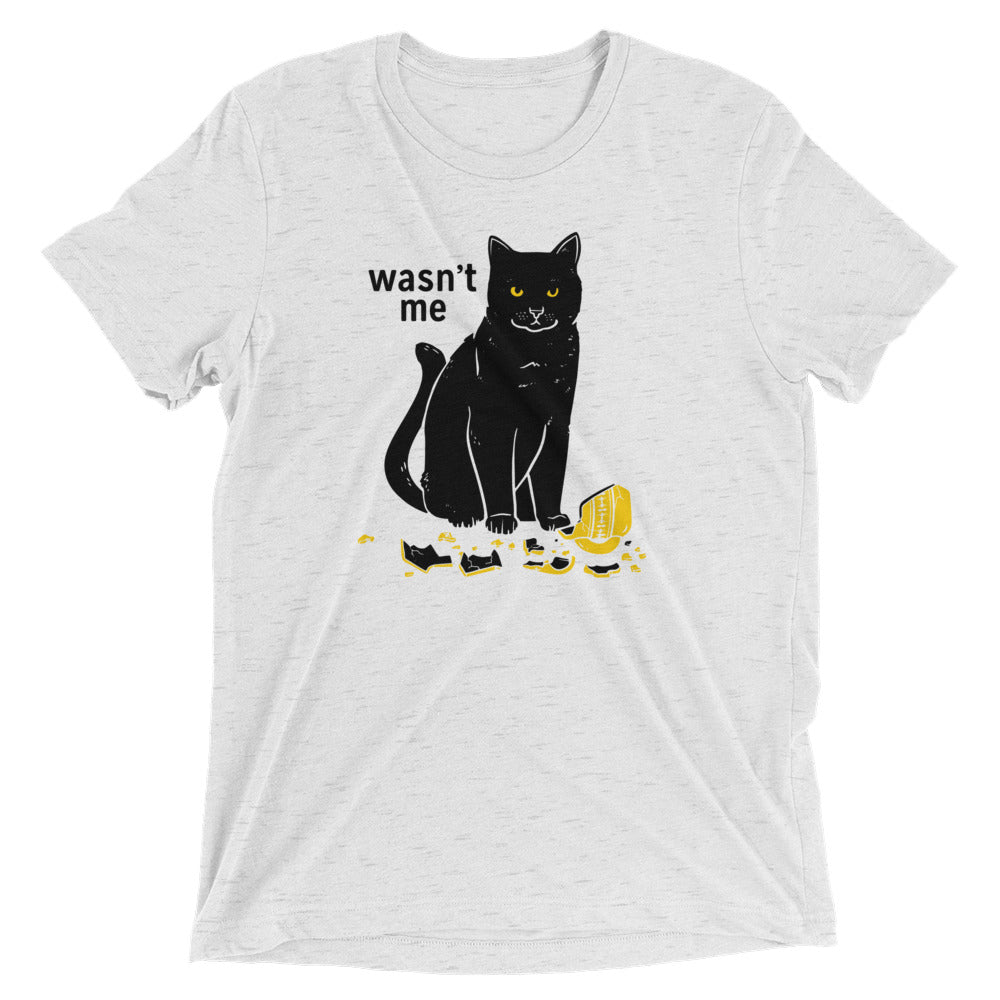 Wasn't Me Men's Tri-Blend Tee Hoodie, Sweatshirt | CoreVibeTees.com (Image 5)