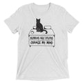 Humans Are Stupid Men's Tri-Blend Tee Hoodie, Sweatshirt | CoreVibeTees.com (Image 1)