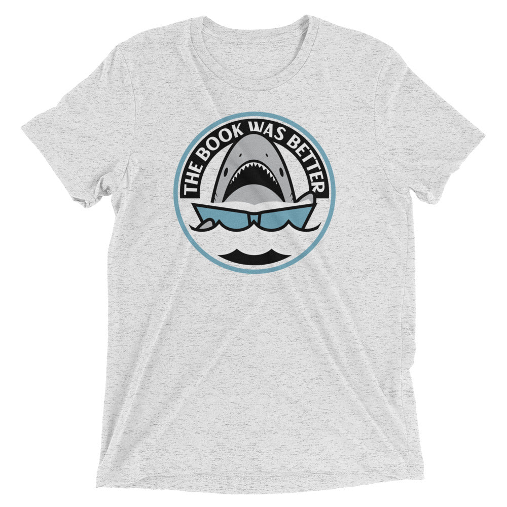 The Book Was Better Men's Tri-Blend Tee Hoodie, Sweatshirt | CoreVibeTees.com (Image 4)