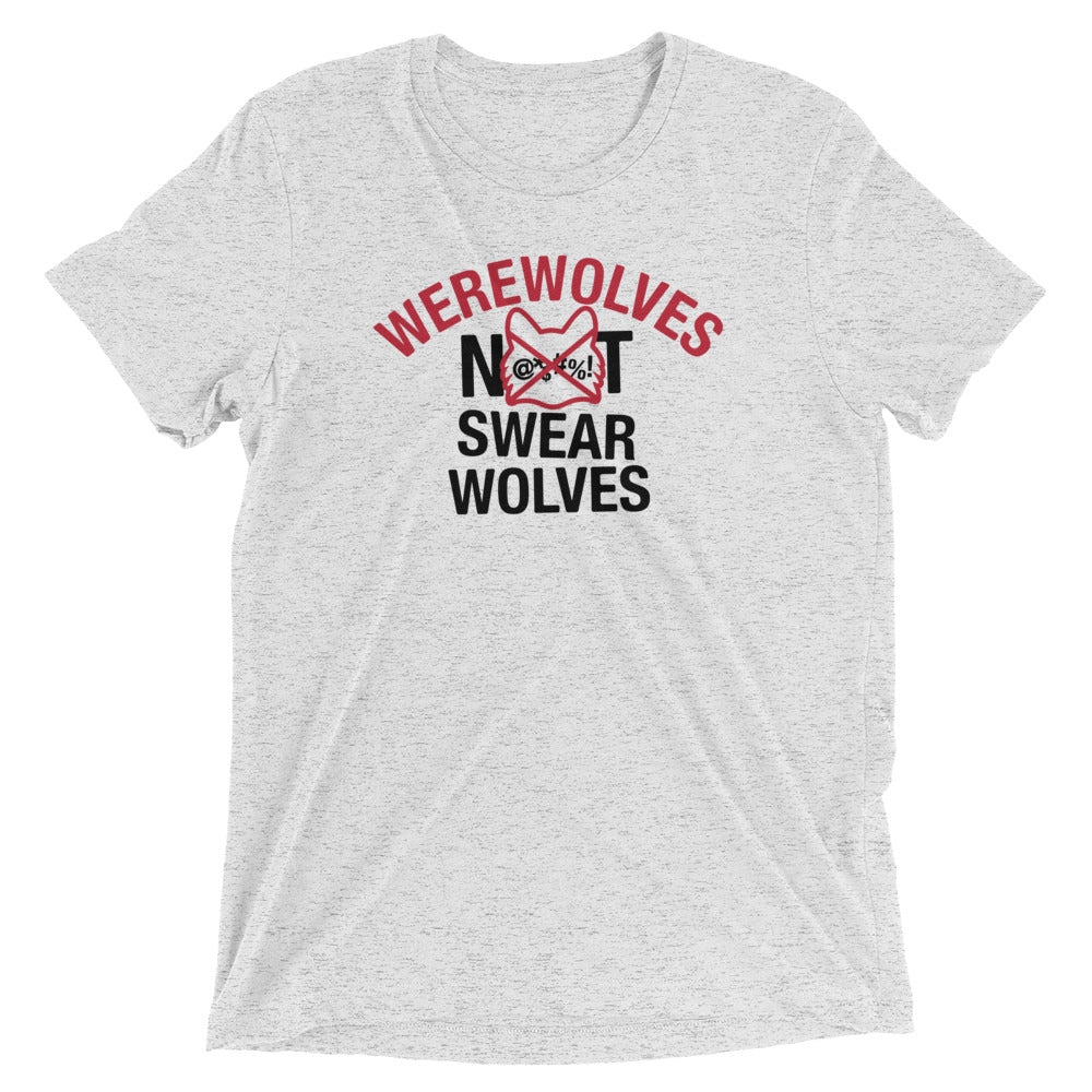 Werewolves Not Swearwolves Men's Tri-Blend Tee Hoodie, Sweatshirt | CoreVibeTees.com (Image 3)