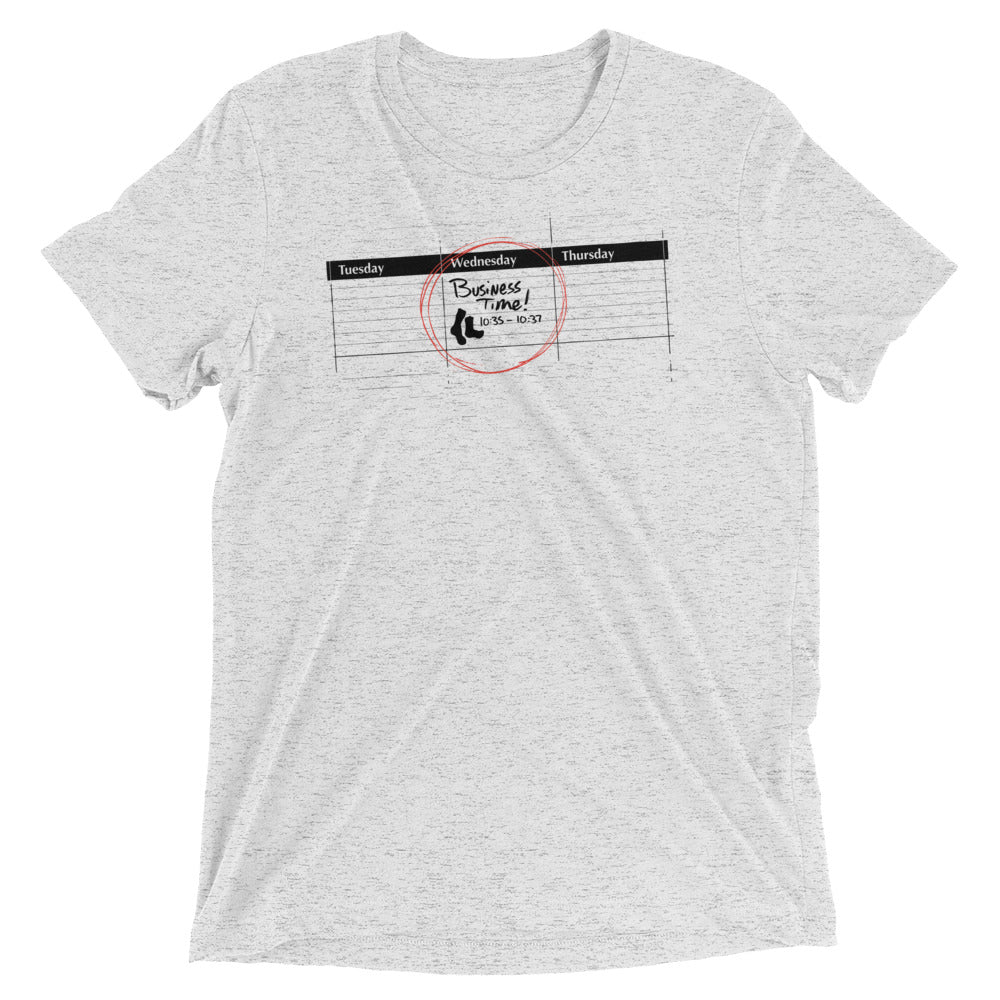 It's Business Time Men's Tri-Blend Tee Hoodie, Sweatshirt | CoreVibeTees.com (Image 1)