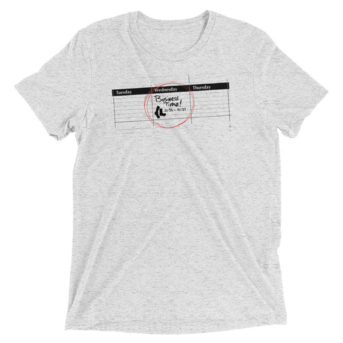 It's Business Time Men's Tri-Blend Tee Hoodie, Sweatshirt | CoreVibeTees.com (Image 1)