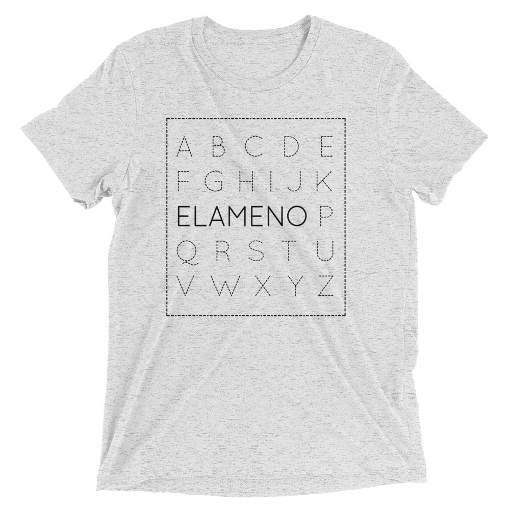 Elameno Men's Tri-Blend Tee Hoodie, Sweatshirt | CoreVibeTees.com (Image 1)