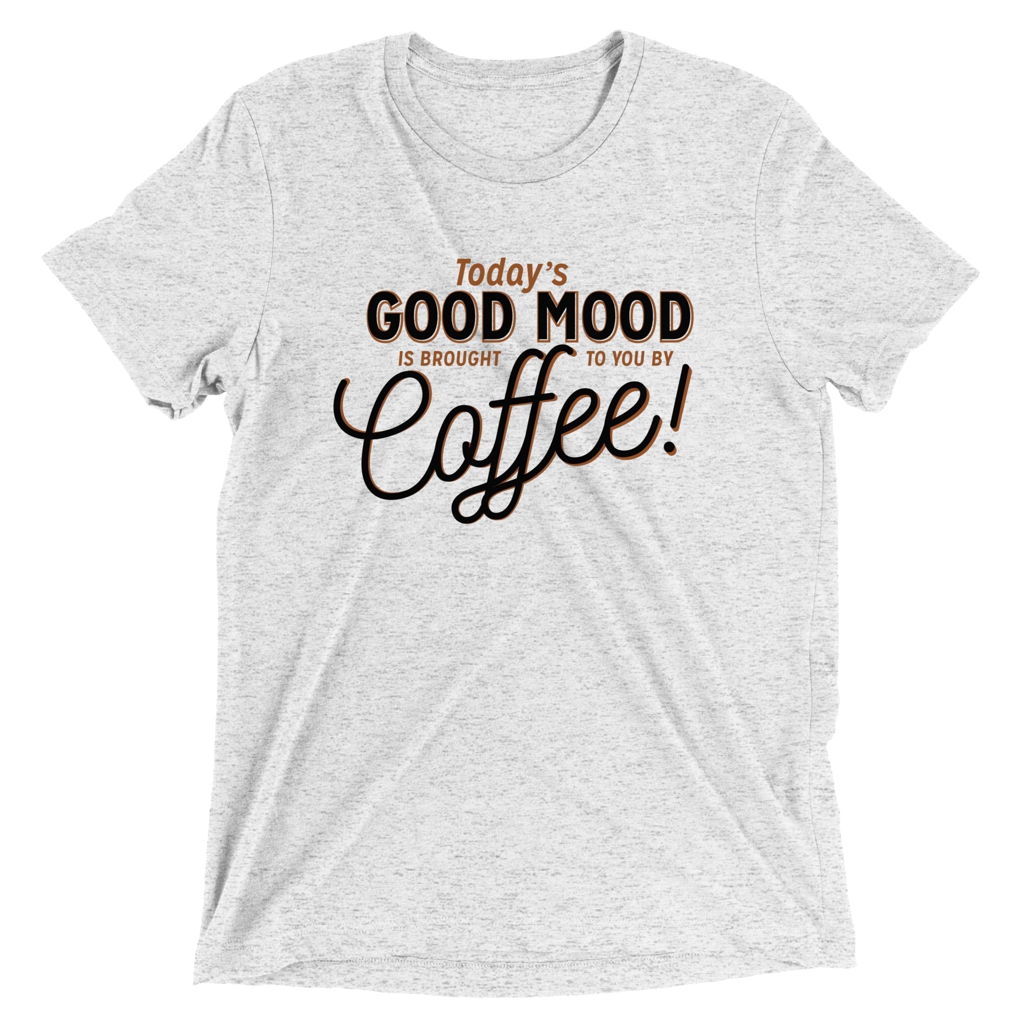 Today's Good Mood Men's Tri-Blend Tee Hoodie, Sweatshirt | CoreVibeTees.com (Image 1)