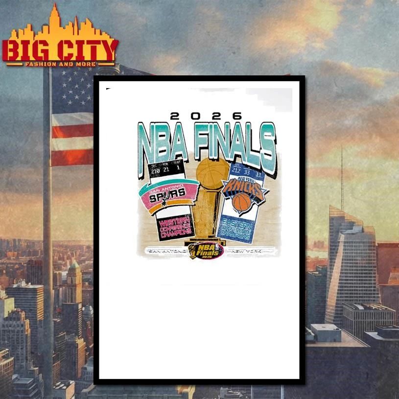 San Antonio vs New York 2026 Finals Matchup Vintage Shirt