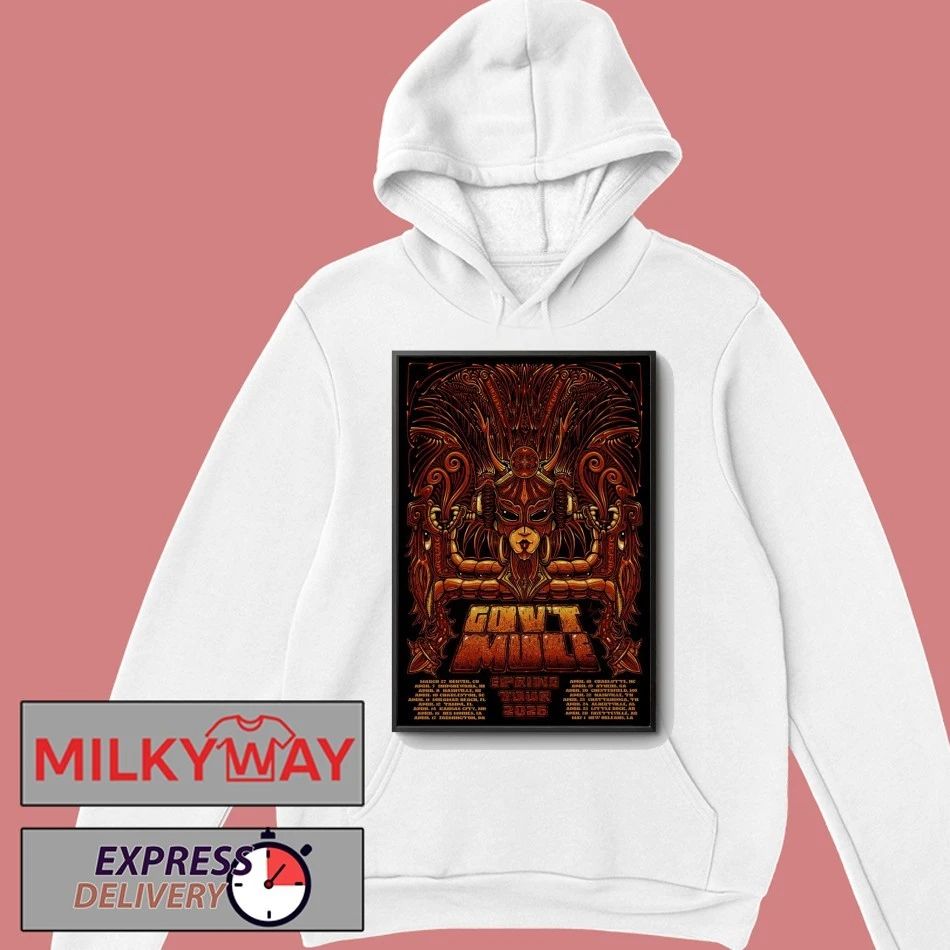 Gov’t Mule Band Spring Tour 2026 Poster shirt
