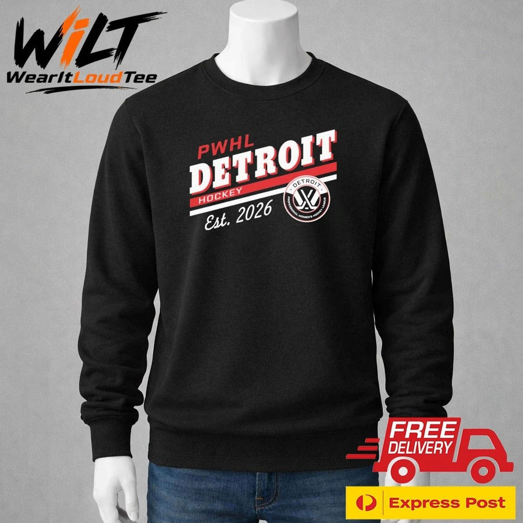 PWHL Detroit Hockey 2026 Shirt