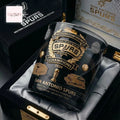 San Antonio Spurs 2026 Western Conference Champions Limited Edition Commemorative Gold Whiskey Glass