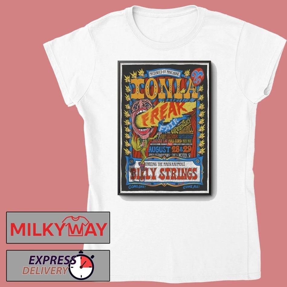 Billy Strings Ionia MI 8 28-8 29 2026 Poster shirt