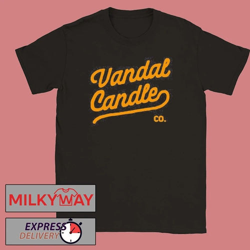 2026 Vandal Candle Co Logo Black TOUR shirt