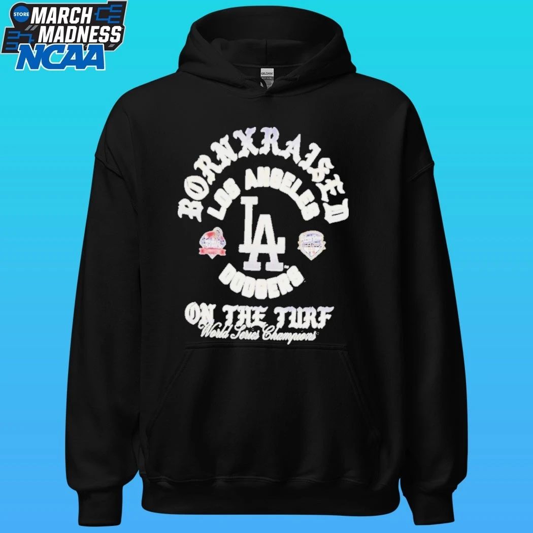 Los Angeles Dodgers Born X Raised On The Turf Shirt