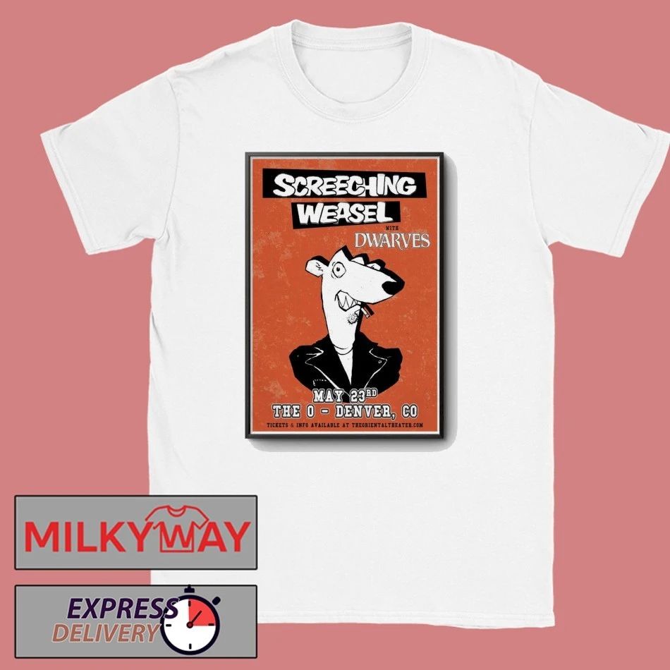 Screeching Weasel The O May 23 2026 Poster shirt