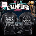 San Antonio Spurs 2026 Western Conference Champions Locker Room Graphic 3D T-Shirt