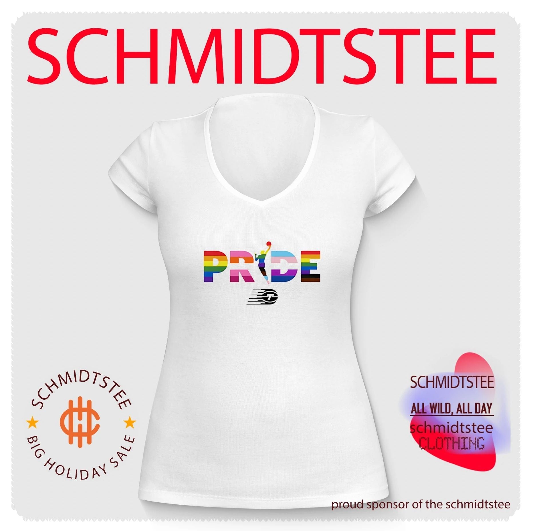 Toronto Tempo WNBA pride stripes shirt
