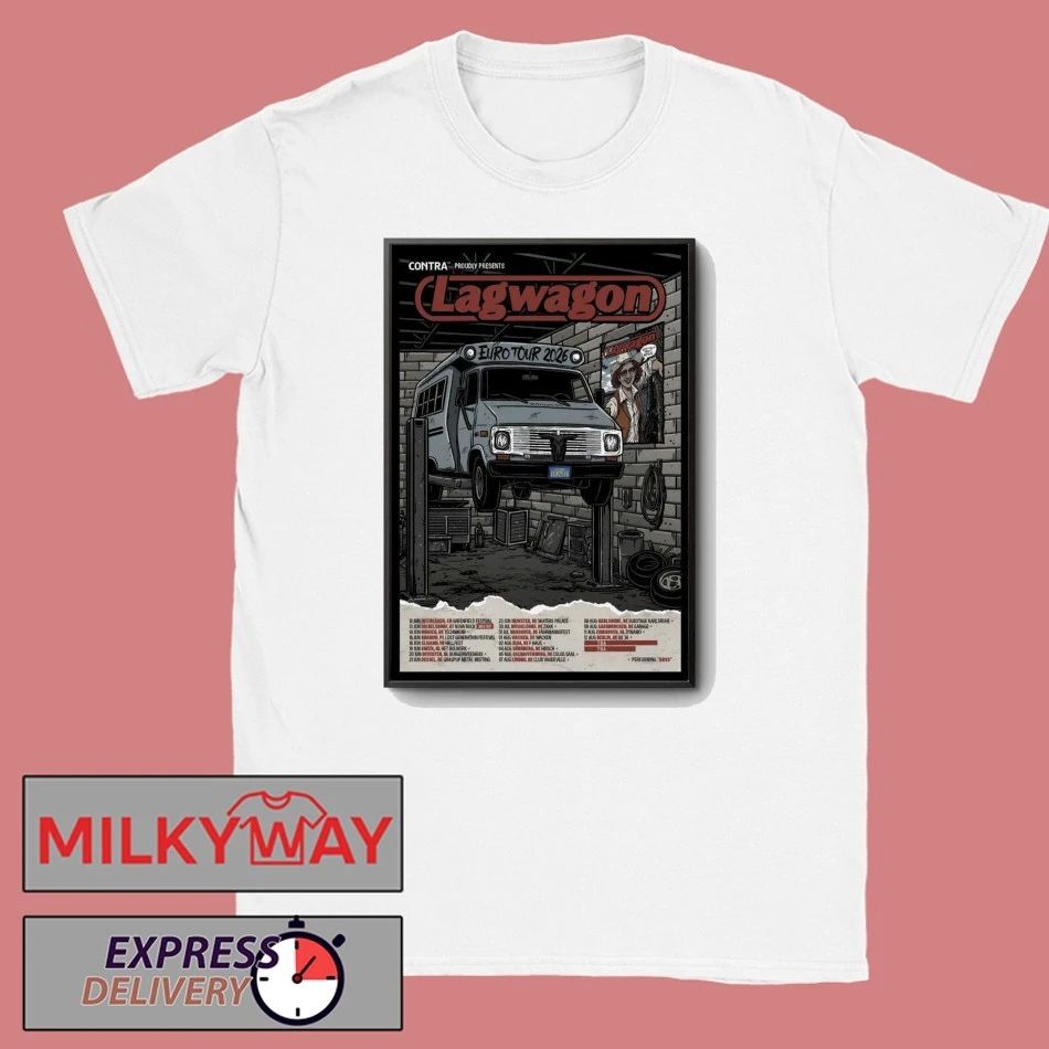 Lagwagon Tour European 2026 Poster shirt
