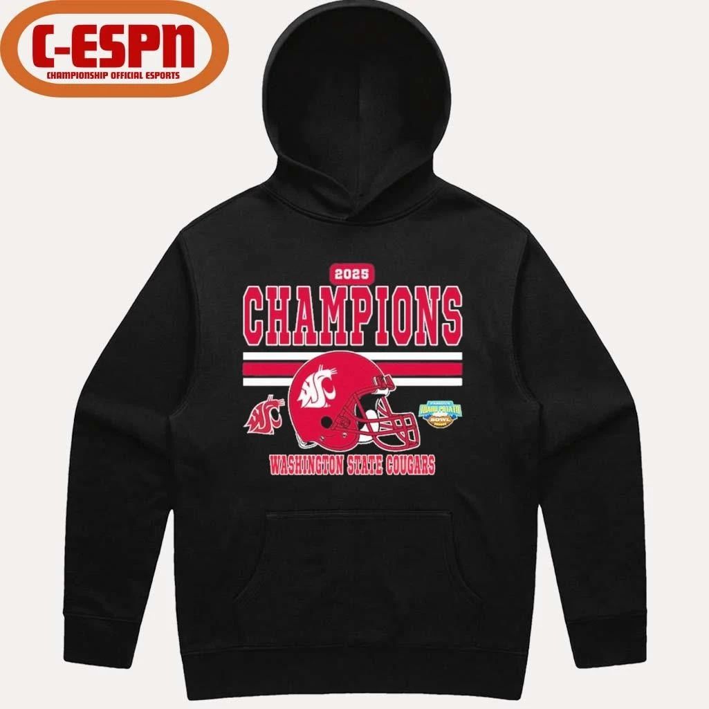 Washington State Cougars 2025 Idaho Potato Bowl Champions Shirt