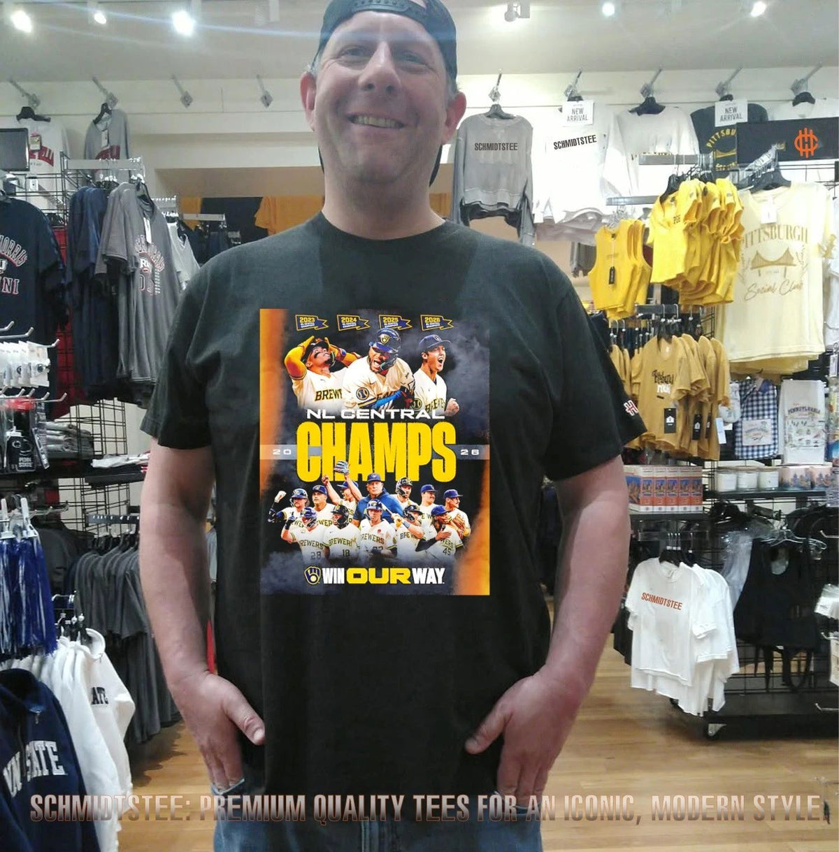 Milwaukee Brewers 2026 NL Central Champs Win Our Way Poster shirt