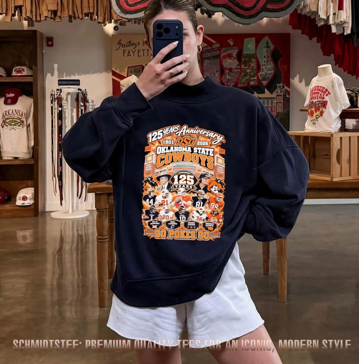 Oklahoma State Cowboys 125 years Anniversary 1901-2026 go Pokes go shirt