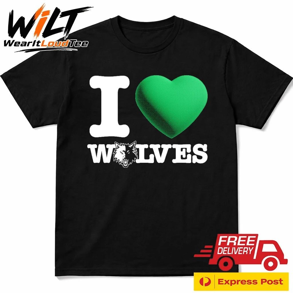 Minnesota Timberwolves Heart Wolves 2026 Playoffs Shirt Round 2 Game 3