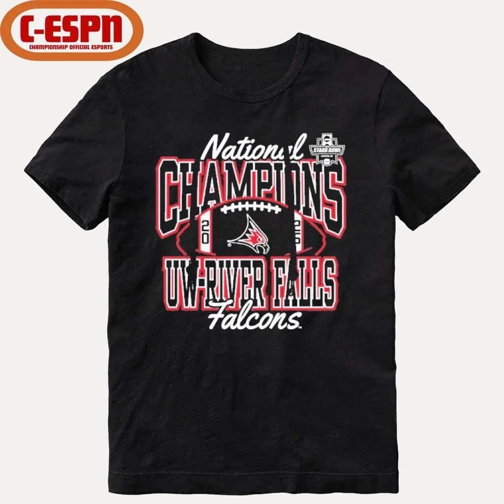 University of Wisconsin – River Falls Football 2025 DIII National Champions Shirt