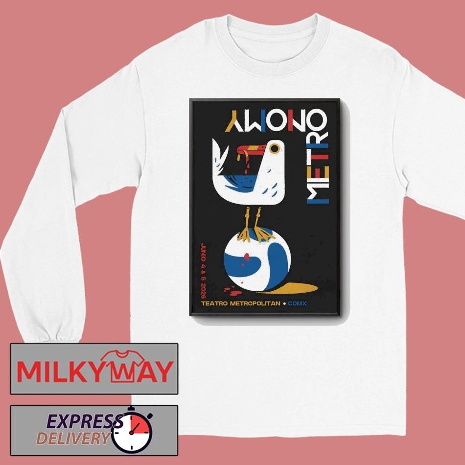 Metronomy Mexico City Tour On Jun 4-5 2026 Poster shirt