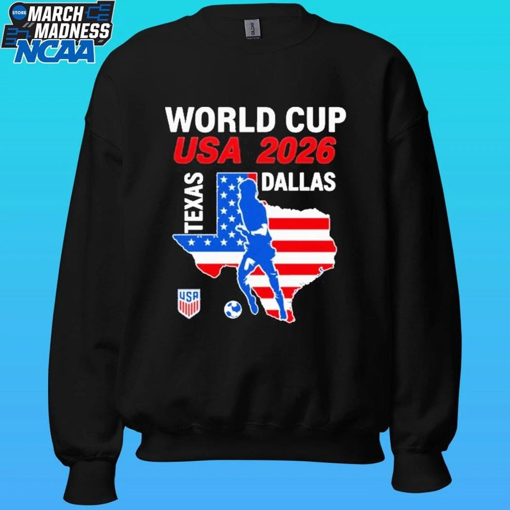 Dallas Texas Host 2026 World Cup Usa Soccer Shirt