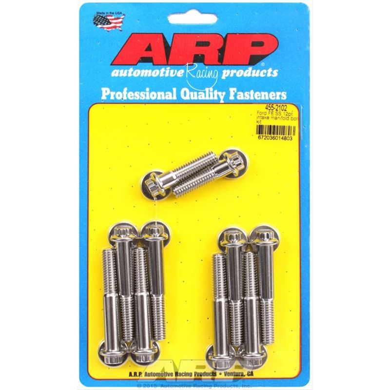 ARP Ford FE SS 12pt intake manifold bolt kit