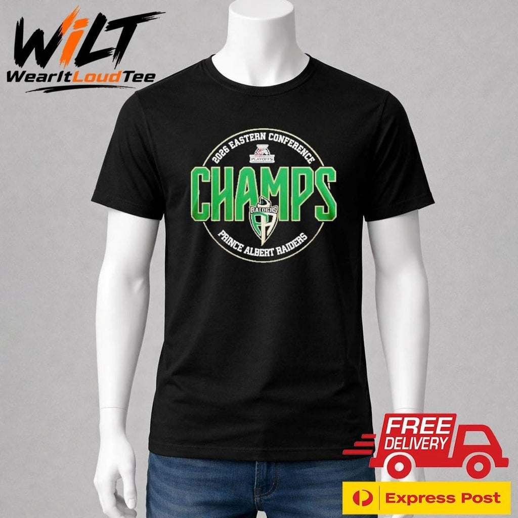 Prince Albert Raiders 2026 WHL Eastern Conference Champs Shirt