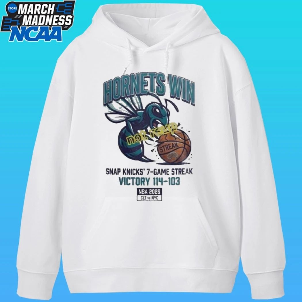 Hornets Win Snap Knicks’ 7 Game Streak Victory 114 103 Nba 2026 Sport Shirt
