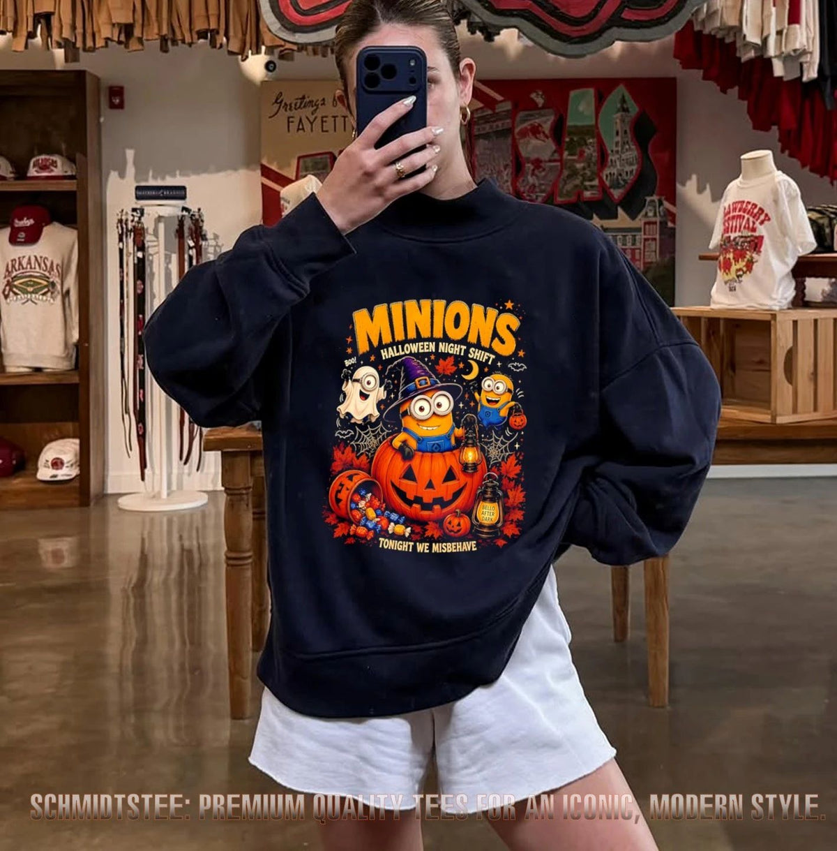 Minions Halloween Night Shift Bello After Dark Tonight We Misbehave shirt