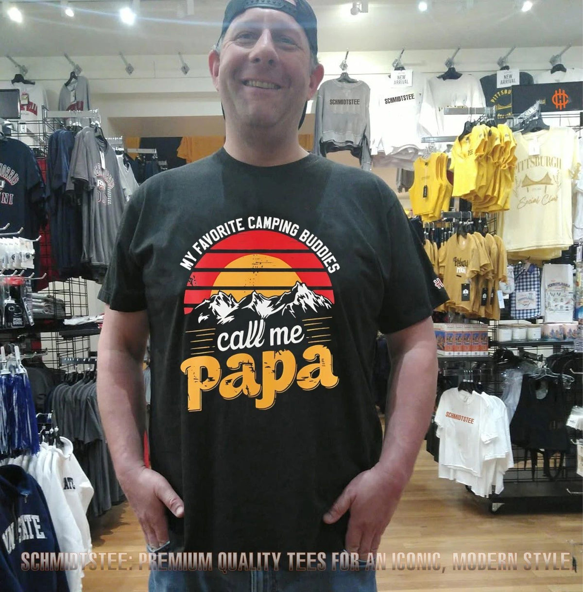My favorite camping buddies call me papa shirt