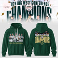 Cal Poly Mustangs Baseball 2026 Big West Conference Champions Commemorative Green Graphic Pullover Hoodie