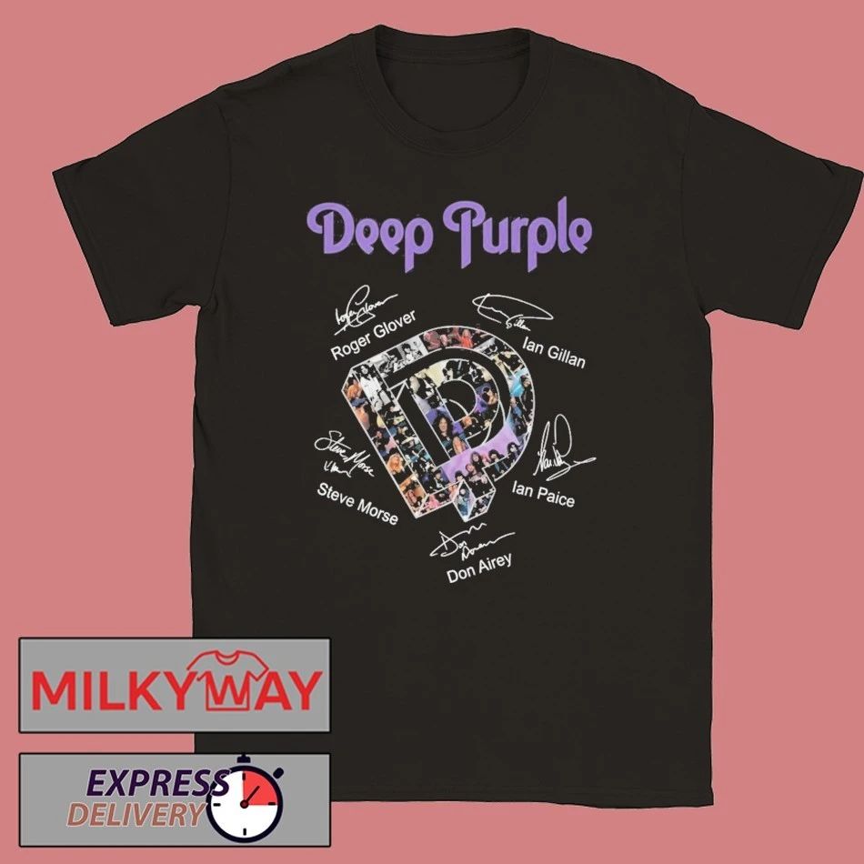 Deep Purple Band Logo Signature Shirt