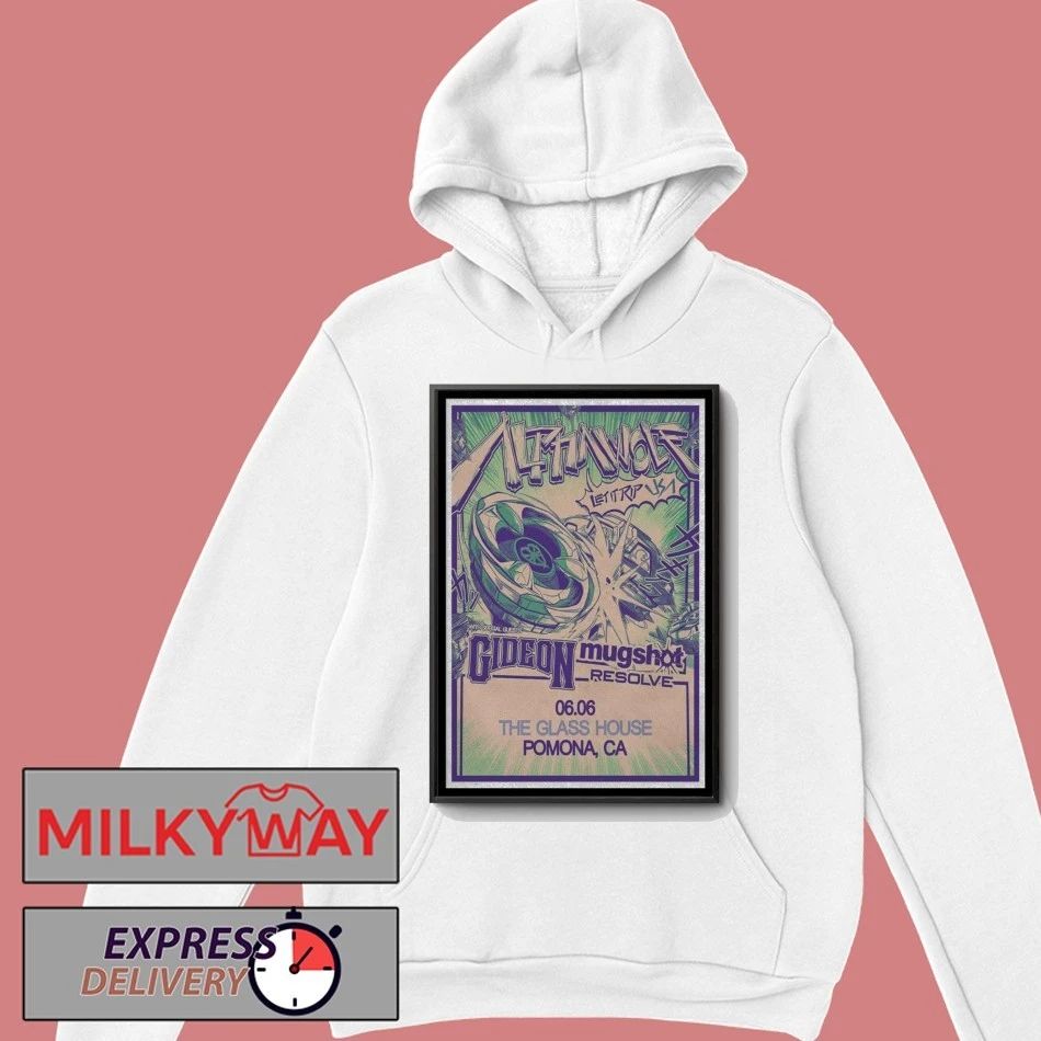 Alpha Wolf The Glass House in Pomona, CA June 6 2026 Poster Limited shirt