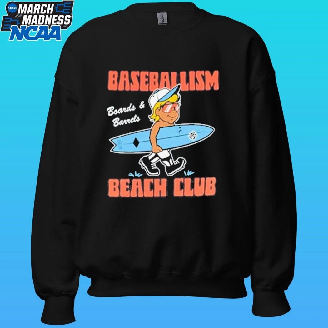 Baseballism Boards & Barrels Beach Club Shirt