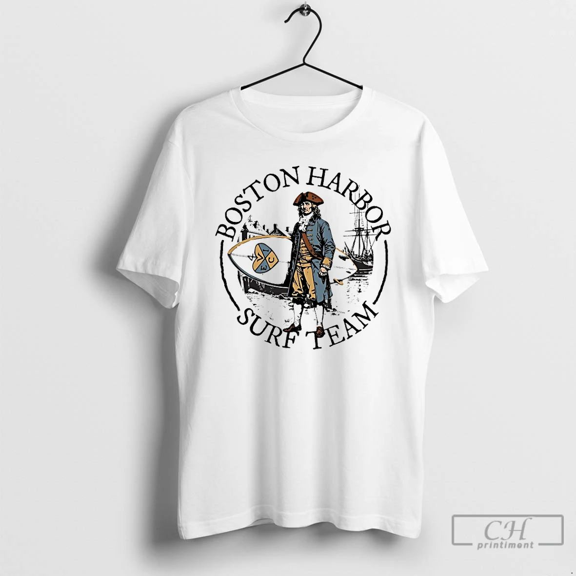 Classic Boston Harbor Surf Team T Shirts