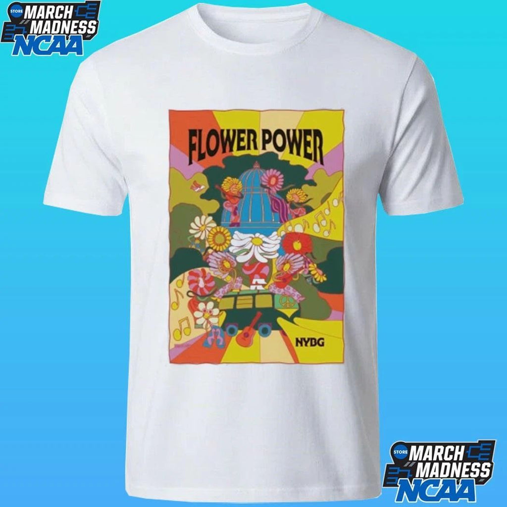 Nybg Flower Power Adult Tie-dye Shirt