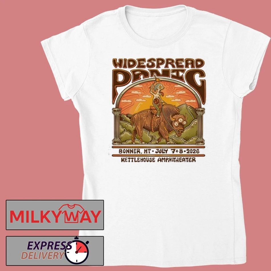 Widespread Panic Jul 7-8 2026 KettleHouse Amphitheater In Bonner MT Shirt