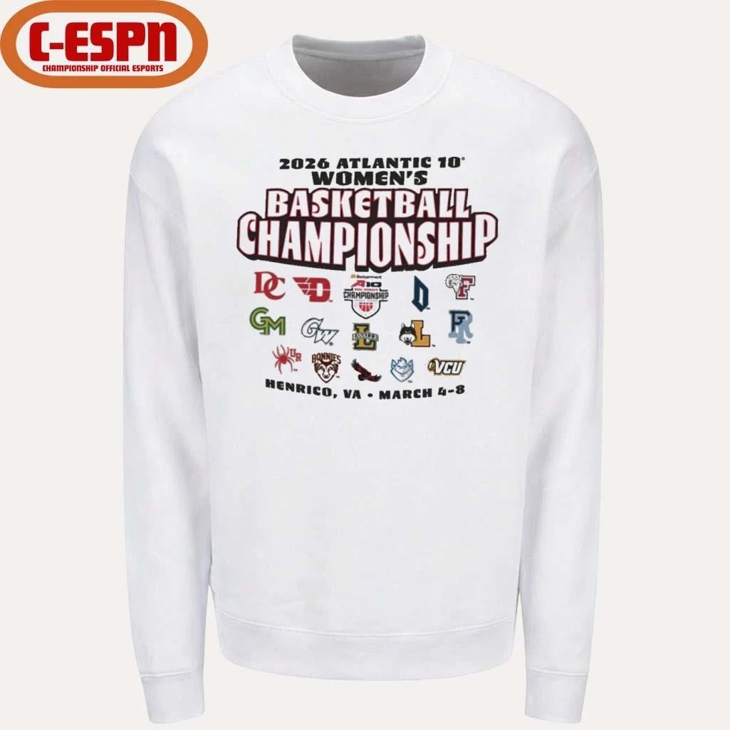 March 4-8 2026 A-10 Women’s Basketball Championship T-Shirt