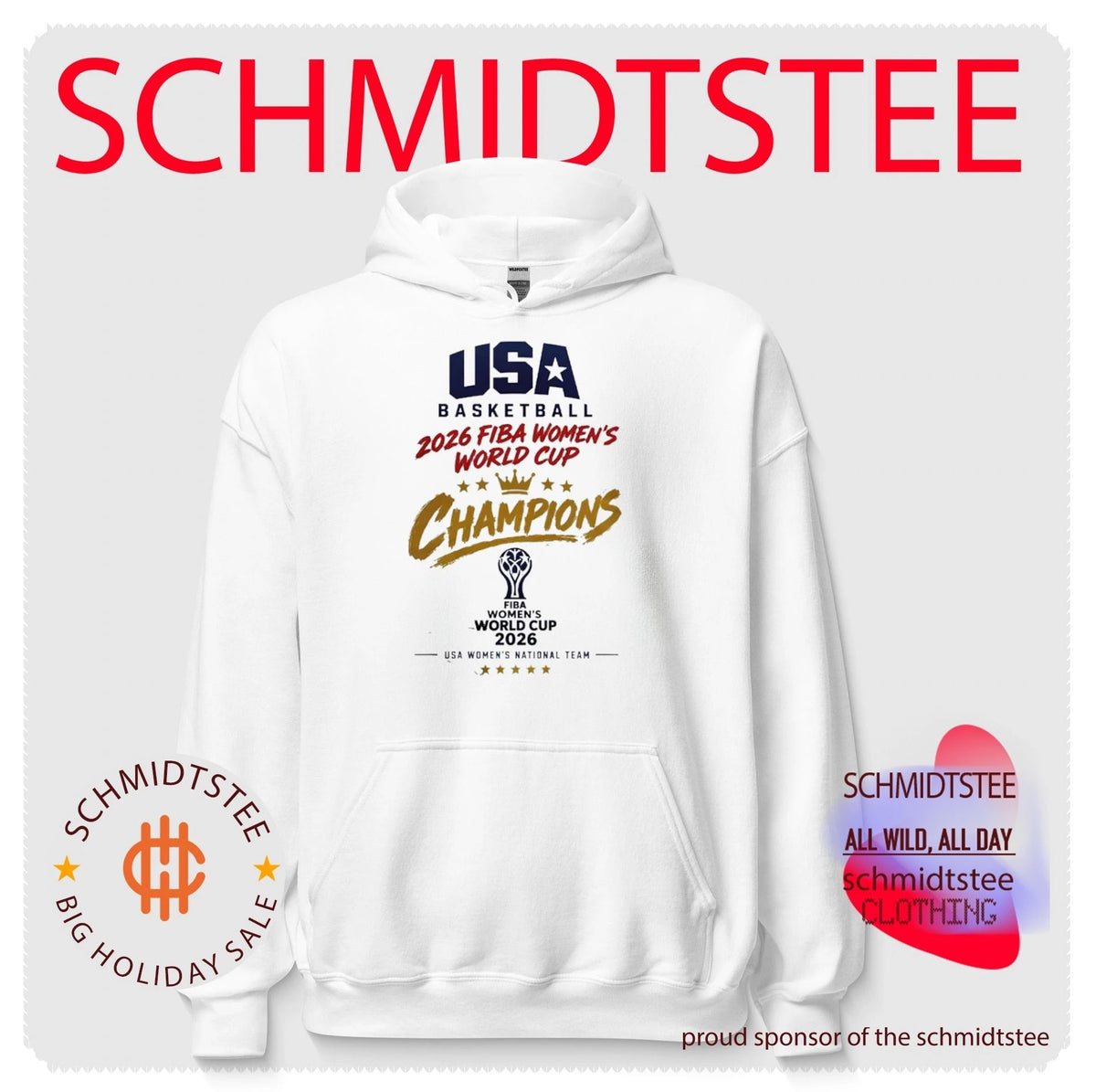 USA Basketball 2026 Fiba Women’s World Cup Champions Victory shirt