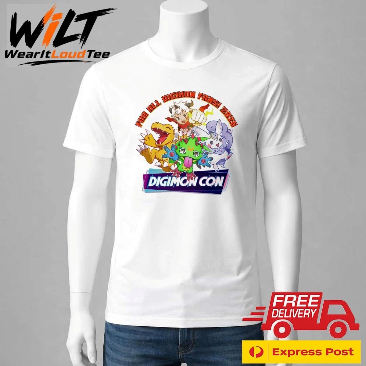 For All Digimon Fans 2026 Digimon Con Shirt