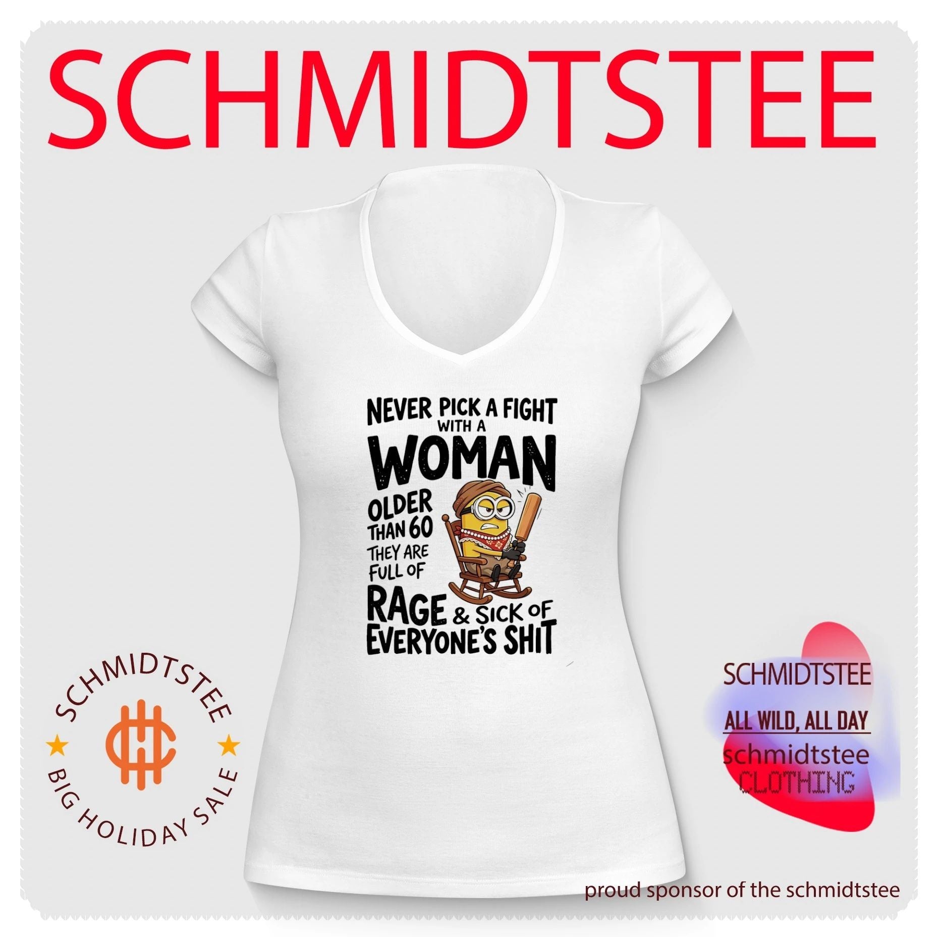 Never pick a fight with a woman older than 60 they are full of shirt