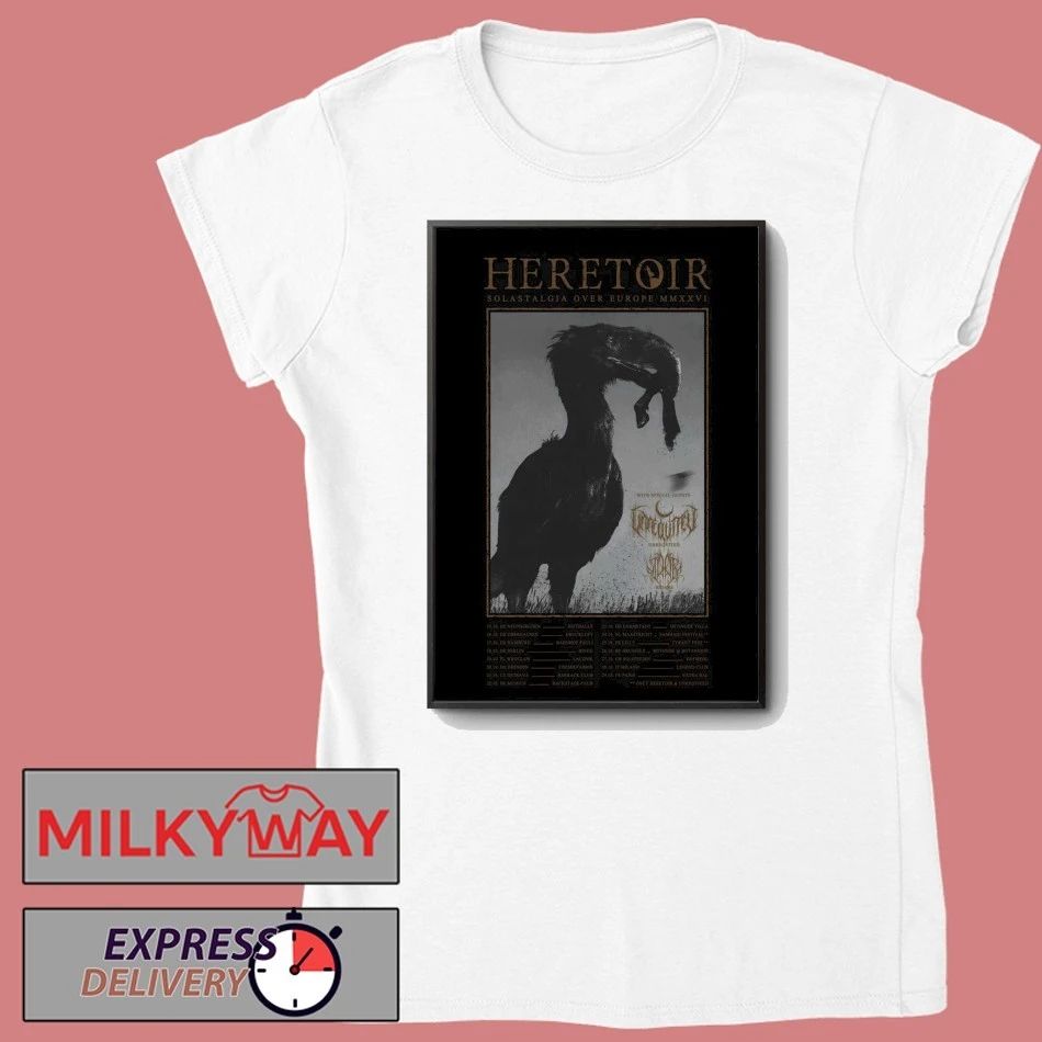 Heretoir European Tour 2026 Poster shirt