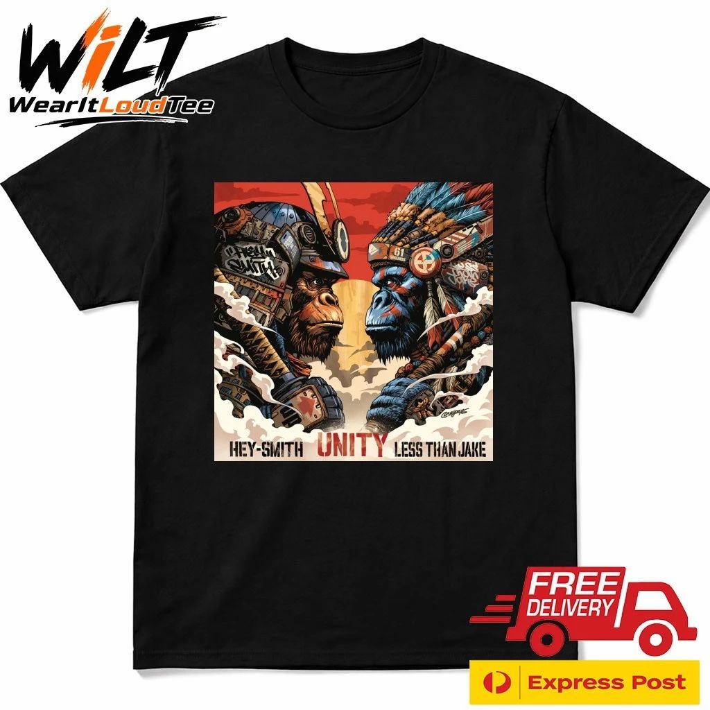 Hey-Smith x Less Than Jake Split Ep Unity June 24, 2026 Poster Shirt