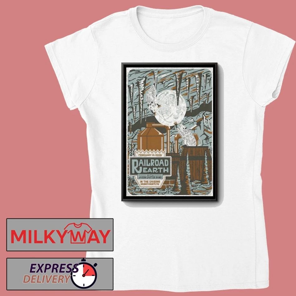 Railroad Earth At The Caverns On Feb 21 2026 Poster shirt