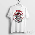 Classic Dia De Los Muertos Sugar Skull X Carolina Hurricanes Checkered Flag T Shirts