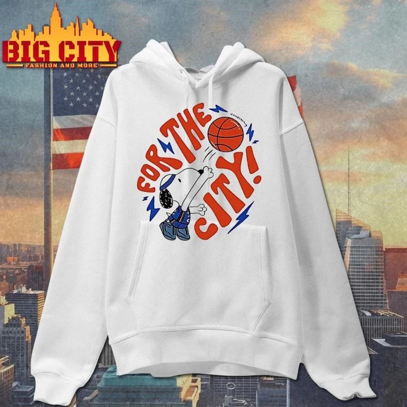Snoopy Oklahoma City Thunder Nba For The City White Shirt