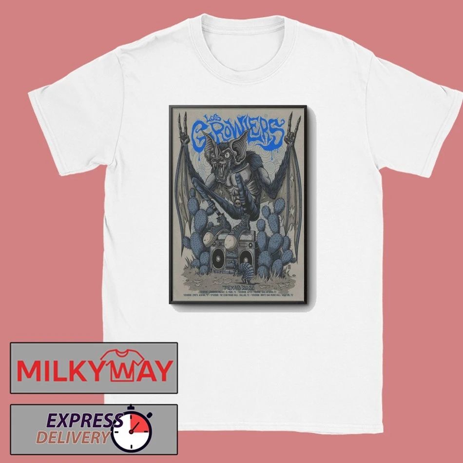 The Growlers Texas Tour April 2026 Poster shirt
